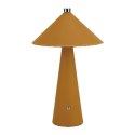 Lampka biurkowa nocna V-TAC 3W LED 33cm CCT ładowanie USB-C ściemnianie żółta skóra VT-10117-Y 3000K-6000K 240lm