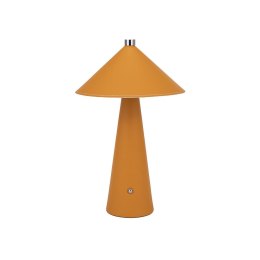 Lampka biurkowa nocna V-TAC 3W LED 33cm CCT ładowanie USB-C ściemnianie żółta skóra VT-10117-Y 3000K-6000K 240lm