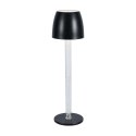 Lampka biurkowa nocna V-TAC 3W LED 37cm ładowanie ściemnianie czarna VT-7576 3000K 310lm