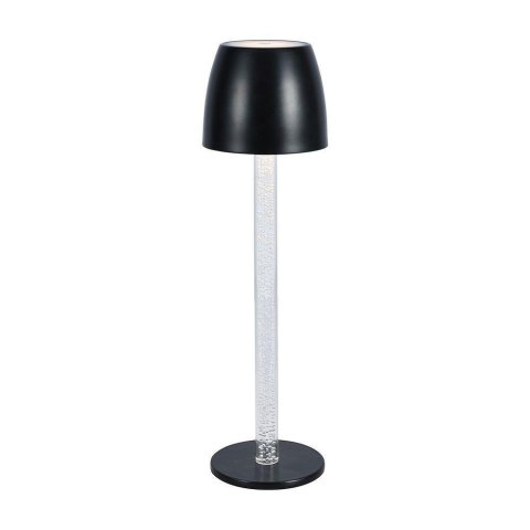 Lampka biurkowa nocna V-TAC 3W LED 37cm ładowanie ściemnianie czarna VT-7576 3000K 310lm