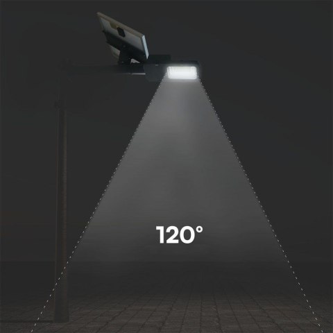 Naświetlacz oprawa uliczna solarna hybrydowa V-TAC 50W LED VT-ST201 4000K 4000lm
