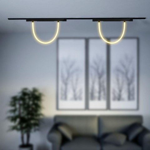 Oprawa szynosystem magnetyczny 48V V-TAC 11W LED CCT 30st smart 100cm WI-FI tracklight czarna VT-42112 2700K-6400K 1270lm 3 lata