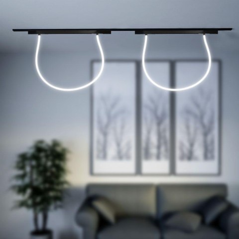 Oprawa szynosystem magnetyczny 48V V-TAC 23W LED CCT 30st smart 200cm WI-FI tracklight czarna VT-42024 2700K-6400K 2810lm 3 lata