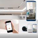 Oprawa szynosystem magnetyczny 48V V-TAC 23W LED CCT 30st smart 200cm WI-FI tracklight czarna VT-42024 2700K-6400K 2810lm 3 lata