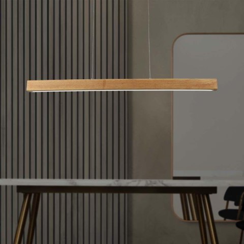 Oprawa zwieszana V-TAC 12W LED drewno VT-7582 4000K 1440lm