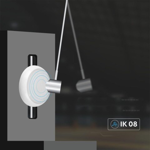 Plafon LED V-TAC czujnik/CCT 8W/16W/20W SAMSUNG CHIP IP65 IK08 VT-8613 3000K-4000K-6400K 2600lm 5 lat gwarancji