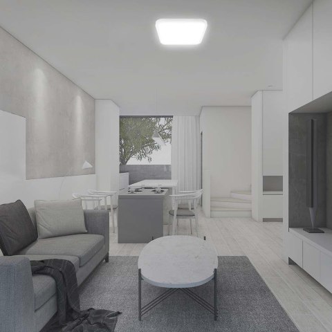 Plafon V-TAC 18W LED kwadrat 25x25cm natynkowy IP44 biały VT-8618 6500K 1830lm