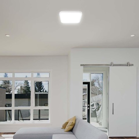 Plafon V-TAC 24W LED SAMSUNG CHIP kwadrat 29x29cm natynkowy IP44 biały VT-8624 4000K 2500lm 5 lat gwarancji