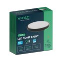 Plafon V-TAC 24W LED SAMSUNG CHIP okrągły 30cm natynkowy IP44 czarny VT-8624B 4000K 2500lm 5 lat gwarancji