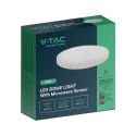Plafon V-TAC 24W LED okrągły 35cm natynkowy pilot czujnik ruchu IP44 biały VT-8624S 3000K 2500lm