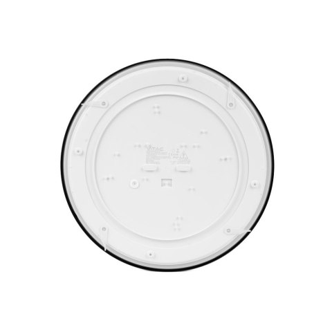 Plafon V-TAC 36W LED okrągły 35cm natynkowy IP44 czarny VT-8630B 6500K 3820lm