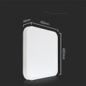 Plafon V-TAC 48W LED SAMSUNG CHIP kwadrat 42x42cm natynkowy IP44 biały VT-8630 4000K 5160lm 5 lat gwarancji