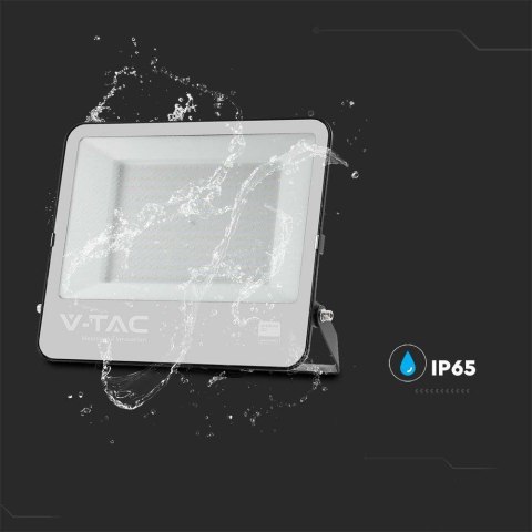 Projektor LED V-TAC 200W 100Lm/W przewód 1mb SAMSUNG CHIP czarny VT-44204 6500K 17540lm 5 lat gwarancji