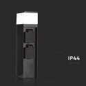 Słupek ogrodowy LED G9 V-TAC 2 gniazda 2x16A 23cm 3600W IP44 grafit VT-1197 3 lata gwarancji