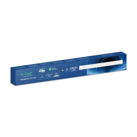 Oprawa V-TAC 20W LED liniowa natynkowa CREE CHIP 60cm 120Lm/W VT-8-20 4000K 2400lm 6 Lat gwarancji