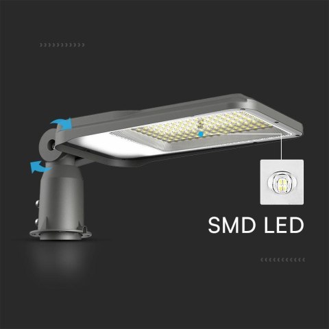 Oprawa uliczna LED V-TAC SAMSUNG CHIP z regulacją 100W wymienny moduł LED VT-105ST 4000K 9400lm 5 lat gwarancji