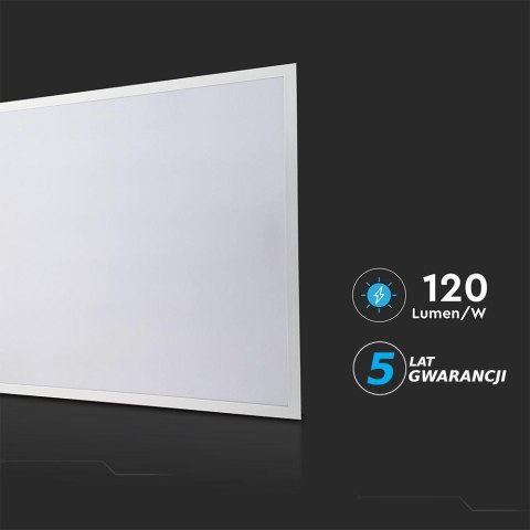Panel LED V-TAC 40W 600x600 backlight 33mm 120Lm/W zasilacz Philips VT-61040 4000K 4800lm 5 lat gwarancji