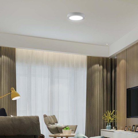 Panel natynkowy V-TAC 24W LED SAMSUNG CHIP okrągły 288x31mm VT-60024RD-S 4000K 2500lm 5 lat gwarancji
