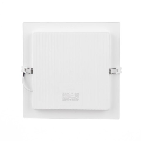 Panel wpuszczany V-TAC 18W LED SAMSUNG CHIP kwadrat 220x220mm VT-61018SQ-S 4000K 1980lm 5 lat gwarancji