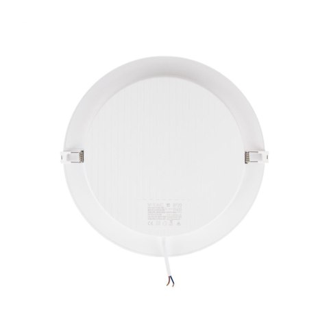 Panel wpuszczany V-TAC 24W LED SAMSUNG CHIP okrągły 294x29mm VT-61024RD-S 6500K 2640lm 5 lat gwarancji