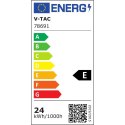Panel wpuszczany V-TAC 24W LED SAMSUNG CHIP okrągły 294x29mm VT-61024RD-S 6500K 2640lm 5 lat gwarancji