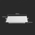 Panel wpuszczany V-TAC 6W LED SAMSUNG CHIP kwadrat 120x120mm VT-61006SQ-S 4000K 660lm 5 lat gwarancji