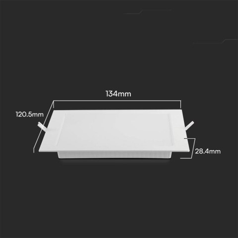 Panel wpuszczany V-TAC 6W LED SAMSUNG CHIP kwadrat 120x120mm VT-61006SQ-S 4000K 660lm 5 lat gwarancji
