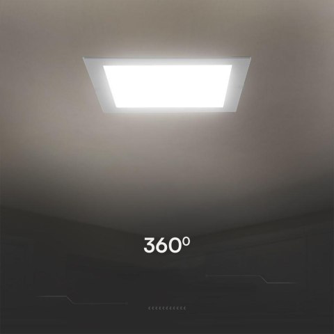 Panel wpuszczany V-TAC 6W LED SAMSUNG CHIP kwadrat 120x120mm VT-61006SQ-S 6500K 660lm 5 lat gwarancji