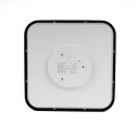 Plafon V-TAC 24W LED SAMSUNG CHIP kwadrat 30x30cm natynkowy IP44 czarny VT-8624B 4000K 2500lm 5 lat gwarancji