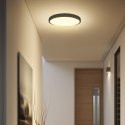Plafon V-TAC 24W LED SAMSUNG CHIP okrągły 30cm natynkowy IP44 czarny VT-8624B 4000K 2500lm 5 lat gwarancji