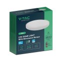 Plafon V-TAC 36W LED SAMSUNG CHIP okrągły 42cm natynkowy pilot czujnik ruchu IP44 biały VT-8630S 4000K 3820lm 5 lat gwarancji