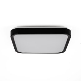 Plafon V-TAC 48W LED SAMSUNG CHIP kwadrat 42x42cm natynkowy IP44 czarny VT-8630B 6500K 5160lm 5 lat gwarancji