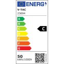 Projektor LED V-TAC 50W czarny 160Lm/W VT-44051 4000K 8000lm 5 lat gwarancji