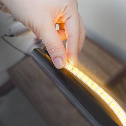 Taśma LED 230V V-TAC rękaw IP65 120LED/m 10,5W/m rolka 50mb VT-2835 121-50M 4000K 1000lm