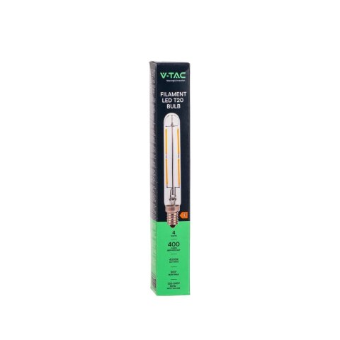 Żarówka LED V-TAC 4W E14 T20 20x135mm filament VT-2204 6500K 400lm