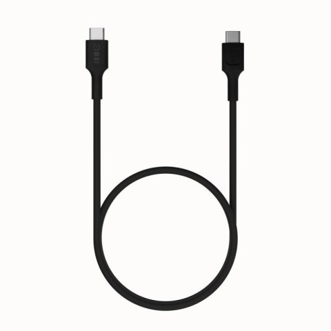 KABEL USB-C / USB-C Greencell PowerFlex 120cm PD 100W czarny silikonowy