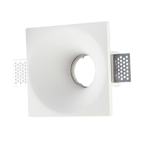 Oczko V-TAC gips GU10 wpuszczane okrągłe 132x132 białe VT-772