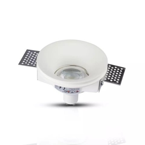 Oczko V-TAC gips GU10 wpuszczane okrągłe białe fi.103 V-TAC VT-859RD