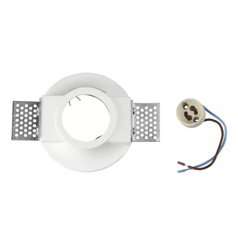 Oczko V-TAC gips GU10 wpuszczane okrągłe białe fi.103 V-TAC VT-859RD