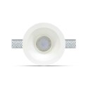 Oczko V-TAC gips GU10 wpuszczane okrągłe fi.132 białe VT-773