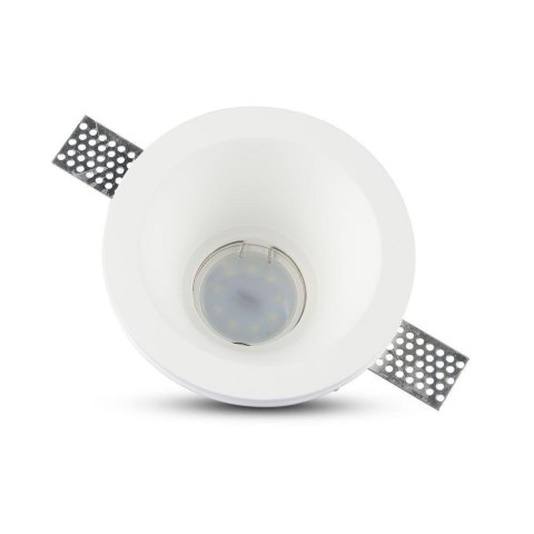Oczko V-TAC gips GU10 wpuszczane okrągłe fi.132 białe VT-773
