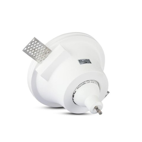 Oczko V-TAC gips GU10 wpuszczane okrągłe fi.132 białe VT-773
