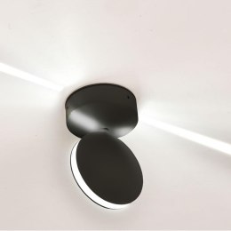Oprawa 360st V-TAC 7W LED iluminacja elewacji/wnęk okiennych czarna IP65 VT-707 3000K 770lm