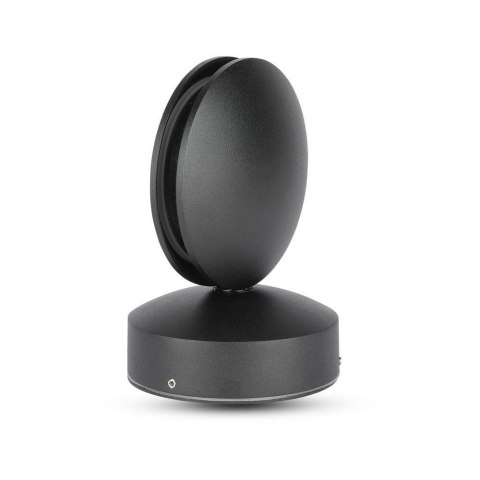 Oprawa 360st V-TAC 7W LED iluminacja elewacji/wnęk okiennych czarna IP65 VT-707 3000K 770lm