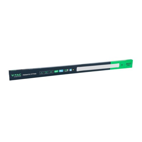 Oprawa V-TAC 40W LED liniowa natynkowa SAMSUNG CHIP 120cm 120Lm/W VT-8-40 6400K 4800lm 5 lat gwarancji