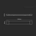 Oprawa V-TAC 40W LED liniowa natynkowa SAMSUNG CHIP 120cm 120Lm/W VT-8-40 6400K 4800lm 5 lat gwarancji