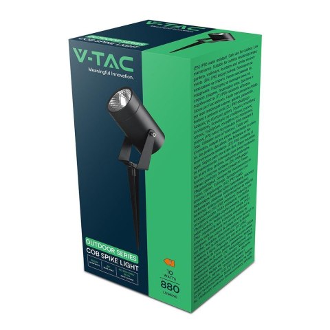 Oprawa gruntowa ogrodowa wbijana LED V-TAC 10W IP65 VT-80070 3000K 880lm 2 Lata gwarancji
