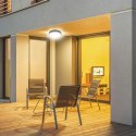 Plafon V-TAC 36W LED okrągły 35cm natynkowy IP44 czarny VT-8630B 4000K 3820lm