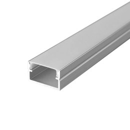 Profil aluminiowy anodowany V-TAC 2mb klosz mleczny 2000x17x10mm VT-71008 5 lata gwarancji