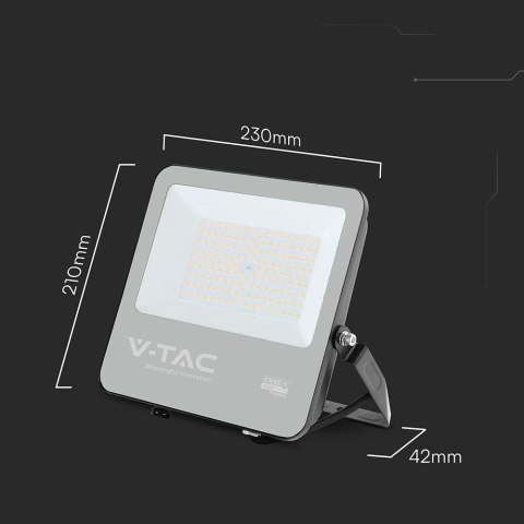 Projektor LED V-TAC CREE CHIP 100W 135lm/W przewód 1m IP65 VT-44101 3000K 13500lm 6 lat gwarancji